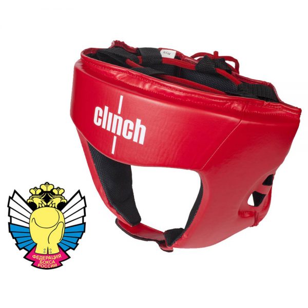 Боксерский шлем Clinch Olimp из высококачественного эластичного полиуретана регулировка с помощью липучек и шнуровки 1