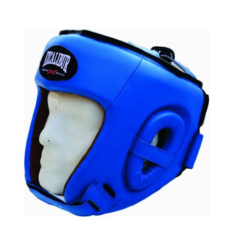 Шлем боксерский Excalibur 723 Blue PU