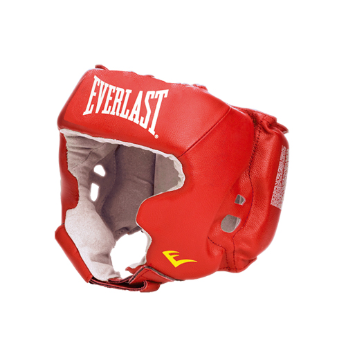 Шлем с защитой щек USA Boxing Cheek EVERLAST красный/синий/черный