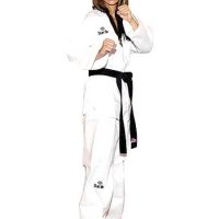 TA1030 Форма для тхэквондо (добок) Basic World Taekwondo Approved белый DAEDO