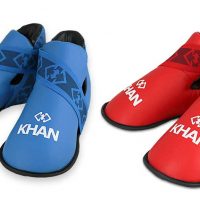 KIFGE005 Защита стопы для тхэквондо ITF Expert синяя/крсная KHAN