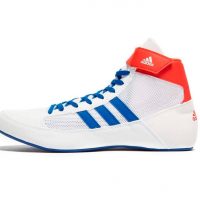 Борцовки Adidas HVC 2 бело-сине-красные