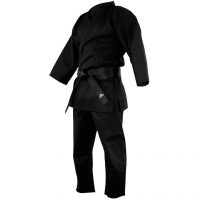Кимоно для карате Adidas Bushido черное ( хлопок, полиэстэр)